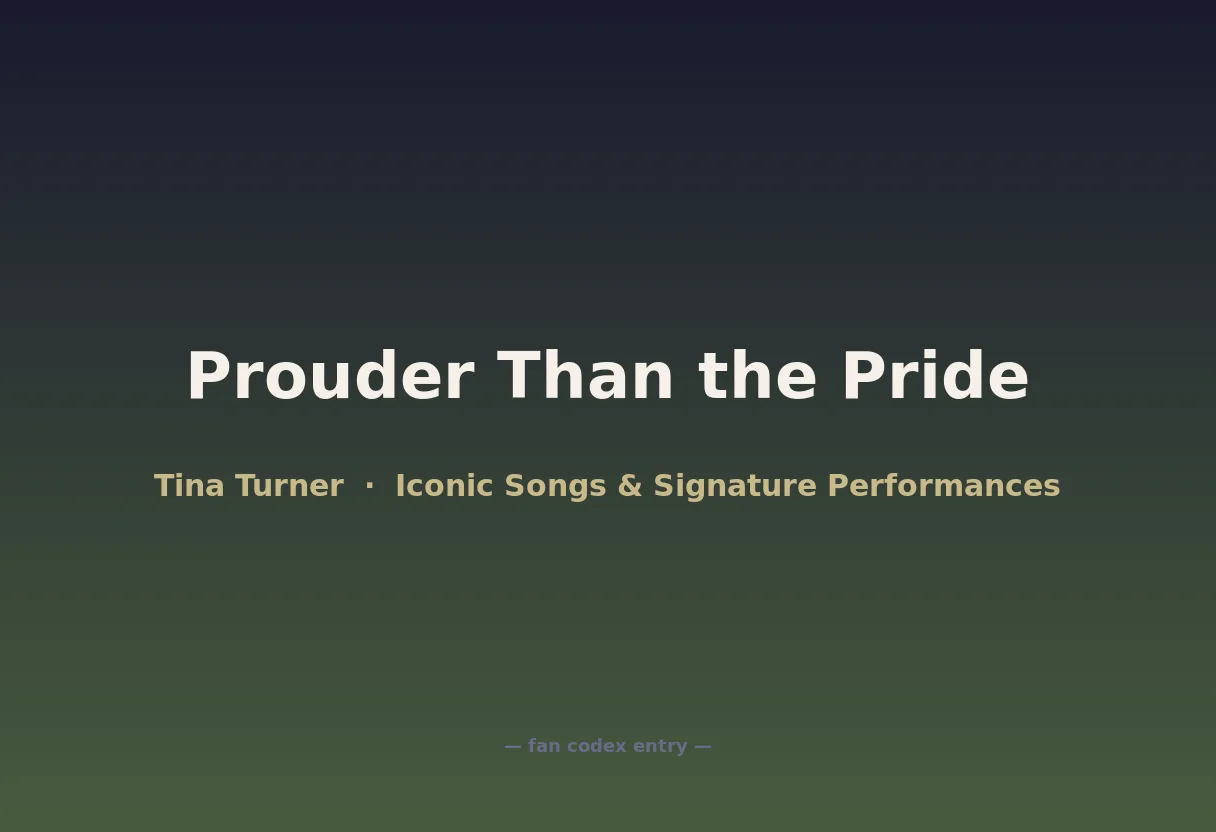 Prouder Than the Pride