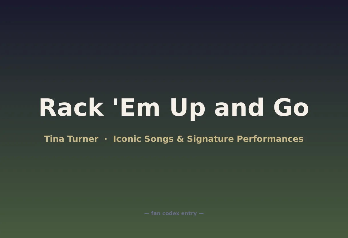 Rack 'Em Up and Go